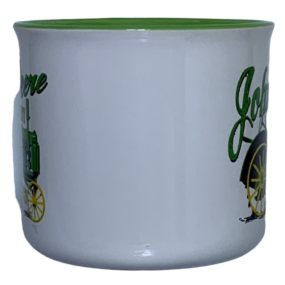 JOHN DEERE Jumbo Mug Tractor Officially Licensed 21.5 oz White Green Gift Mug - Picture 4 of 16